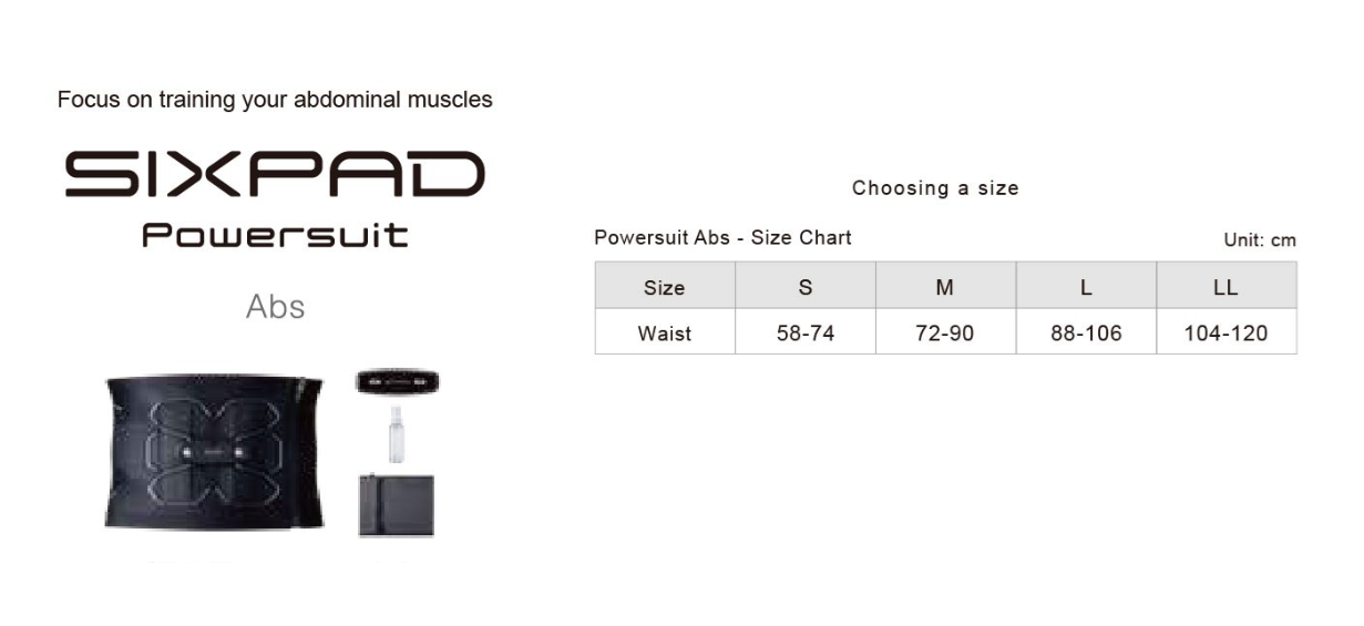 SIXPAD Powersuit Abs