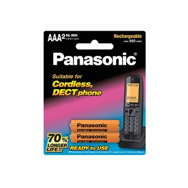 Panasonic 充電池 (AAA) BK-4LDAW/2BT